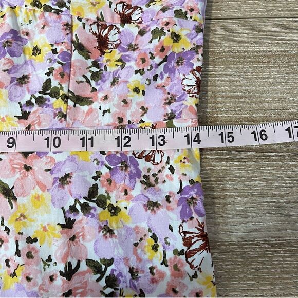 Blashe Floral Puff Sleeve Mini Dress Size Large - Picture 8 of 9